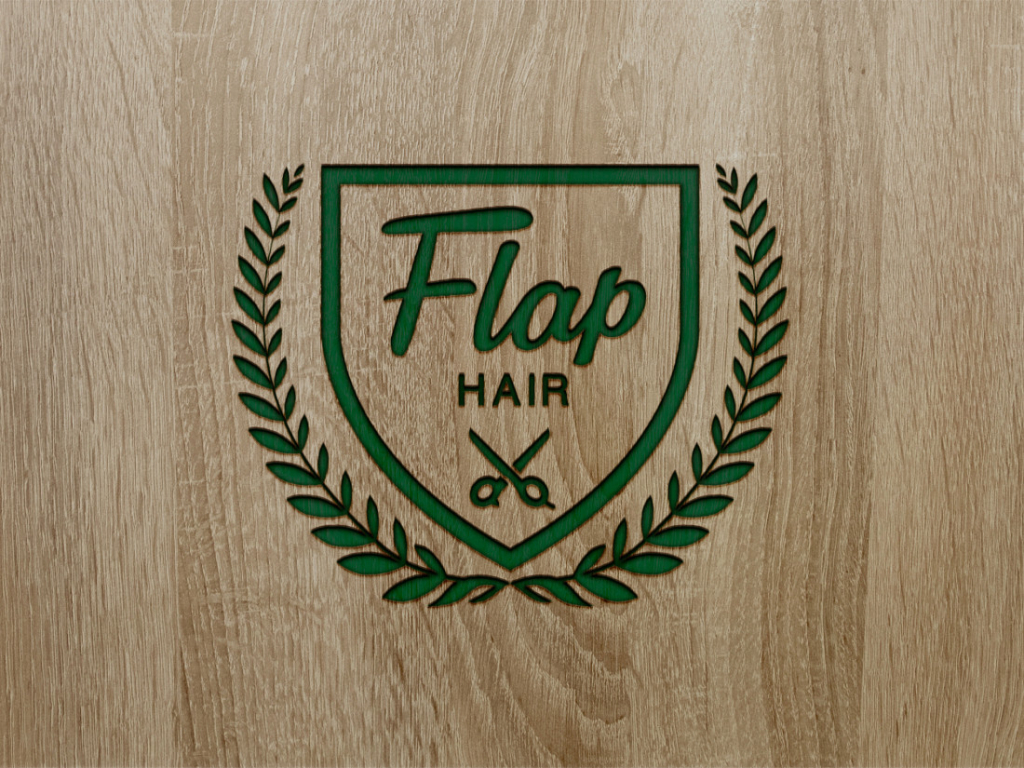 美容室 FLAP HAIR ロゴデザイン