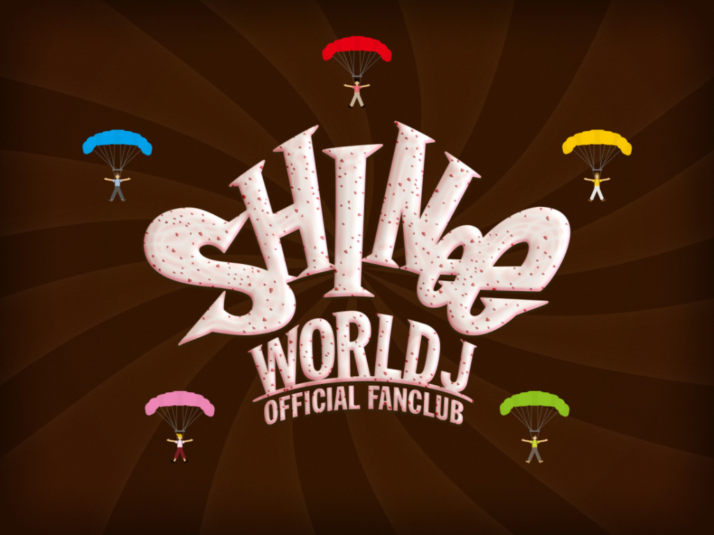 韓国の男性歌手グループ「SHINee」のイベント用メイングラフィックデザイン