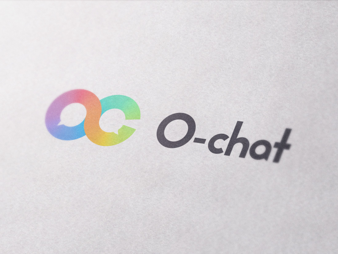 チャットボット簡単構築プラットフォーム「O-chat」ロゴデザイン