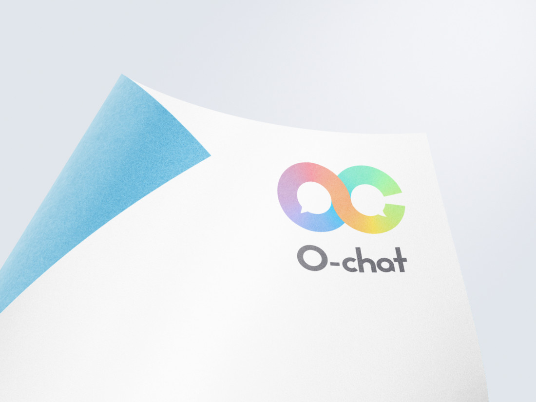 チャットボット簡単構築プラットフォーム「O-chat」ロゴデザイン