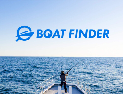 釣り船探しの「BOAT FINDER」ロゴデザイン：株式会社スイベル