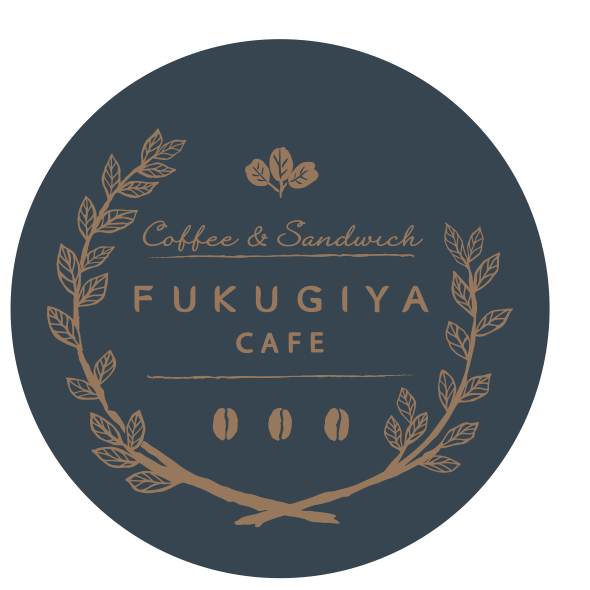 FUKUGIYA CAFE の円形ロゴ